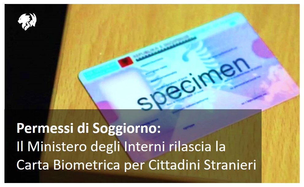 Ministero degli Interni: Carta Biometrica per cittadini stranieri